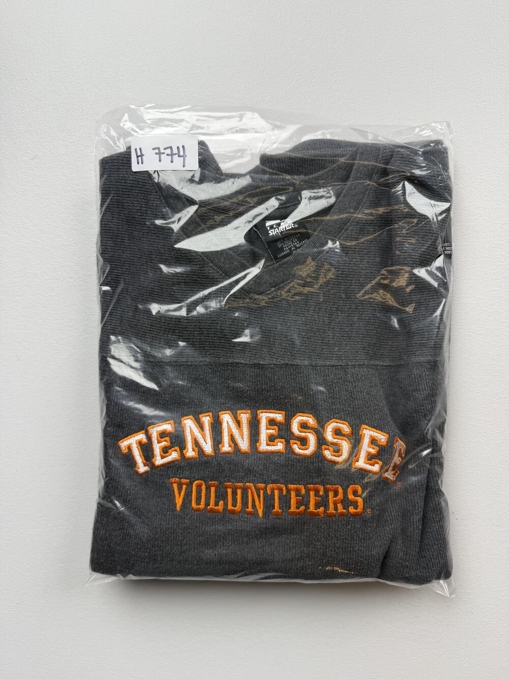 Tennessee Volunteers Sweatshirt Mens Large Gray NCAA Football Starter Crewneck - Picture 7 of 7